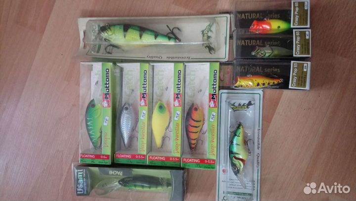Воблеры, ратлины, блесны, джерки, балансиры