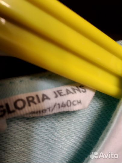 Платье для дев.р.140, Глория джинс,хлопок голуб