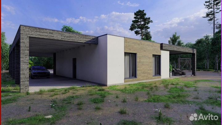 Готовый дом под ключ с парковкой