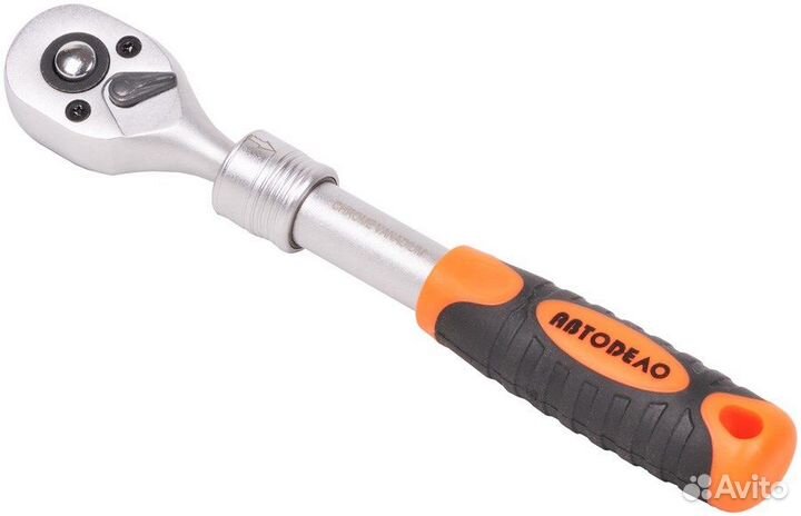 Ключ трещотка 1/4 (телескопическая) 140 до 190 мм