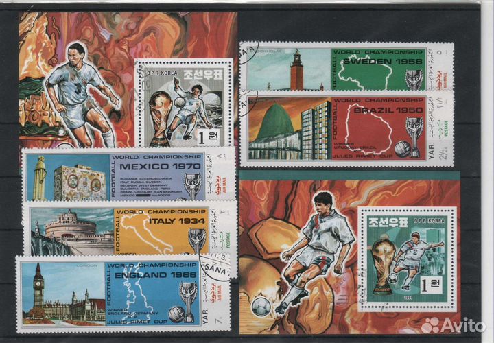 Марки наборы малые и большие