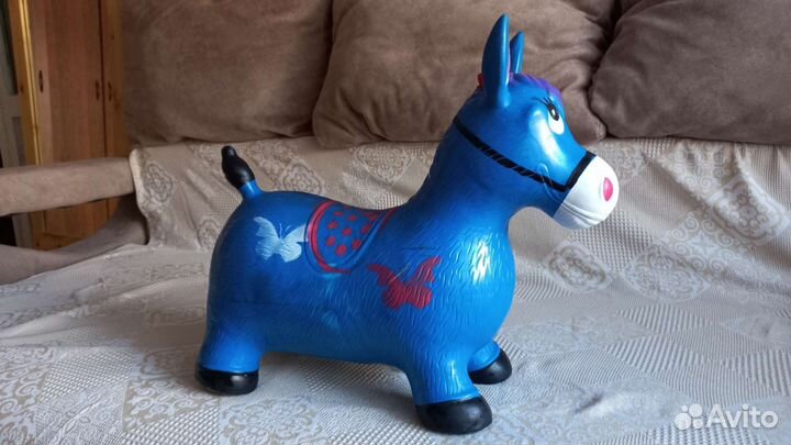 Прыгун.Резиновый ослик