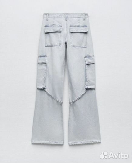 Zara женские джинсы карго