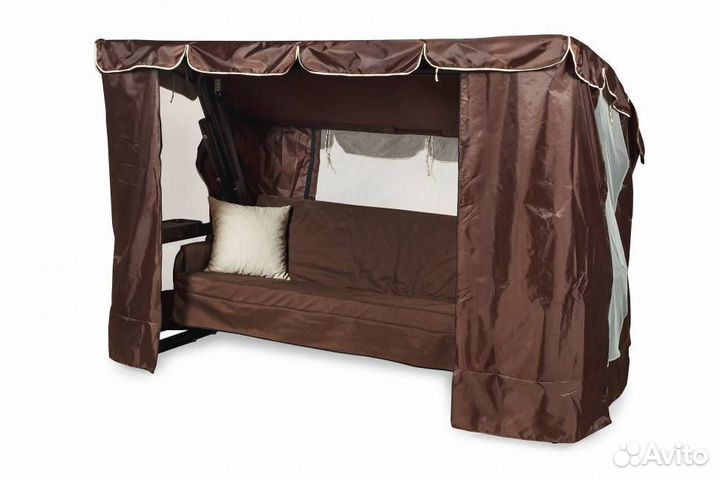 Садовые качели Нирвана 76 premium, шоколад