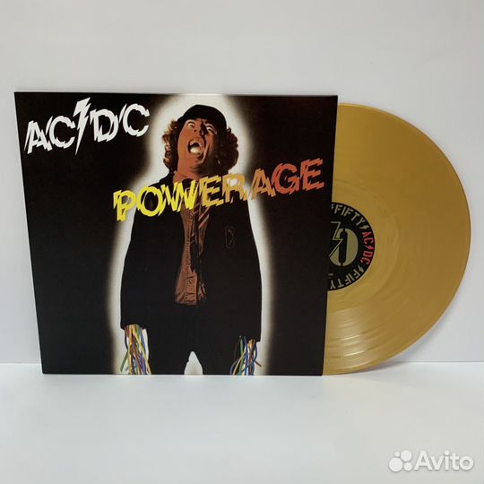 AC/DC - Powerage (LP) gold vinyl