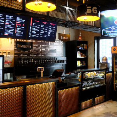 Пивной магазин-бар с бургерами