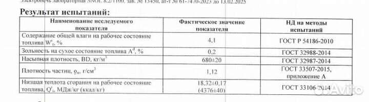 Хвойные пеллеты белые