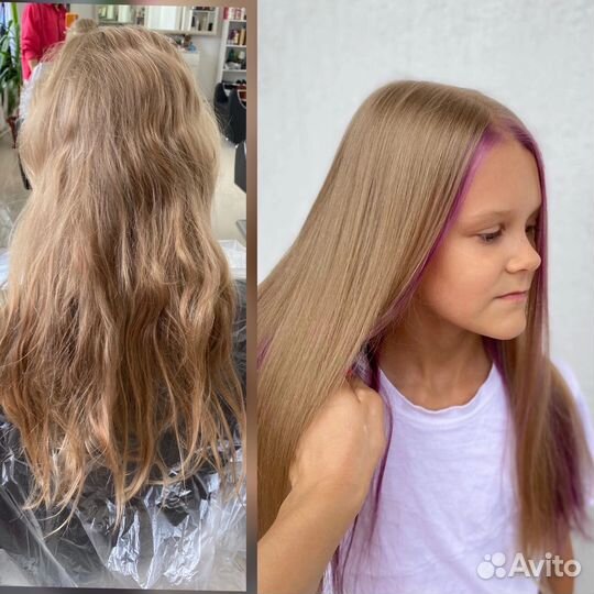 Кератиновое выпрямление волос