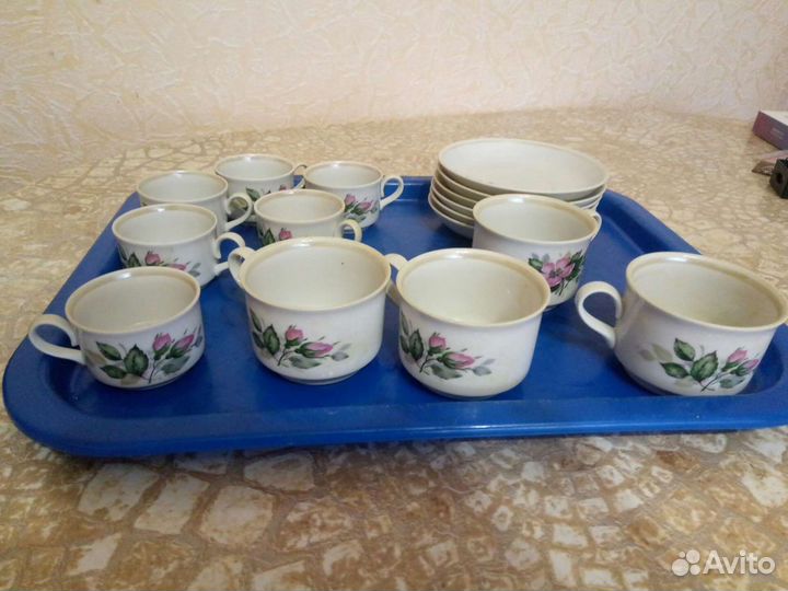 Блюдца и чашки СССР