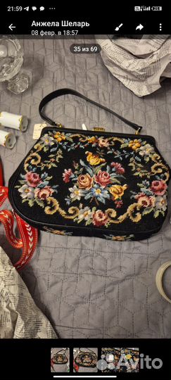 Сумка женская с вышивкой.Германия