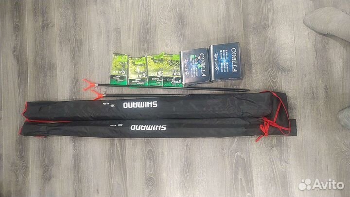 Фидерное удилище shimano в сборе