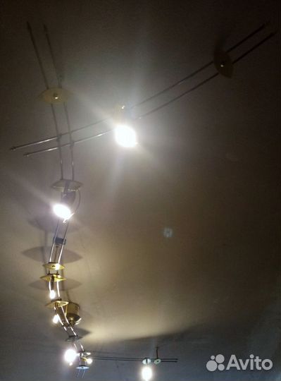 Люстра потолочная дизайнерская бу