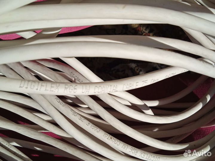 Коаксиальный кабель тв. 23метра. RG6