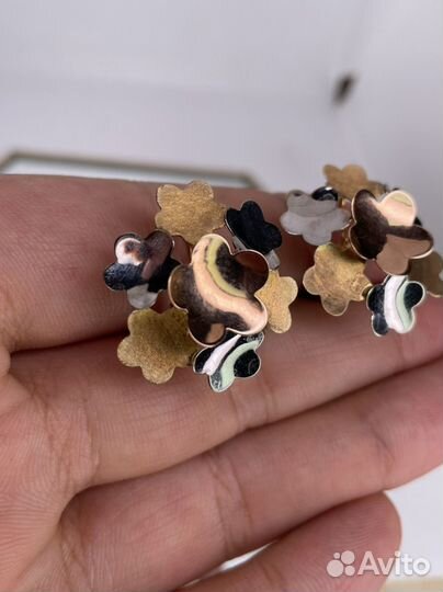 Золотые серьги 6.49 гр