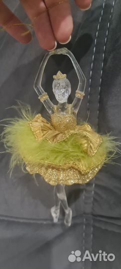 Коллекционные елочные игрушки шут, фея, принцесса