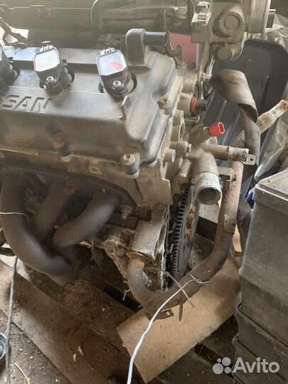 Двигатель в сборе ниссан примера qr20de