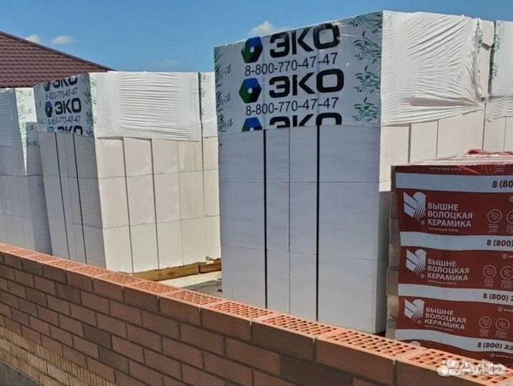 Газоблок эко D400 B2,5 150x250x600