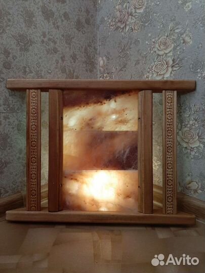 Светильник из гималайской соли для бани