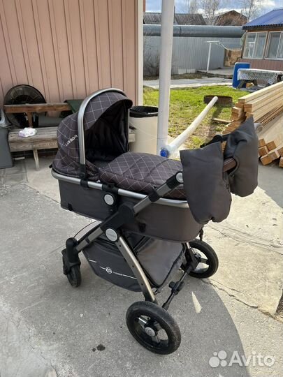 Коляска luxmom 3 в 1 бу