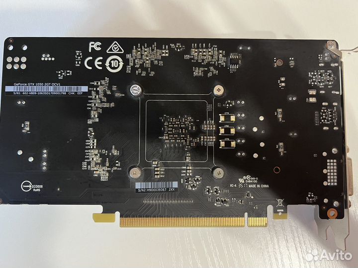 Видеокарта msi gtx 1050 2GB