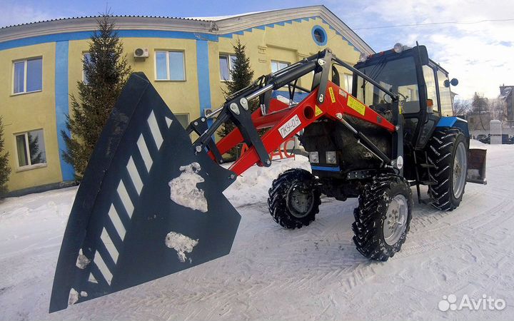 Погрузчик фронтальный пку 09 усиленный кун для мтз