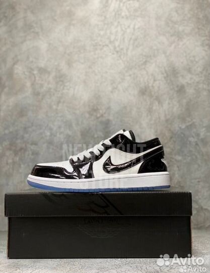 Кеды nike air jordan 1 low SE concord на руках