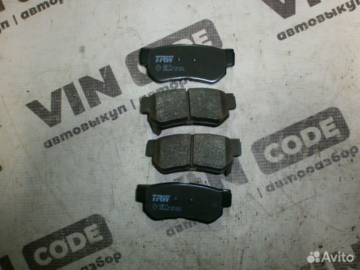 Тормозные колодки задние Hyundai Tucson