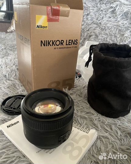Объектив nikon af s nikkor 85mm f 1.8g