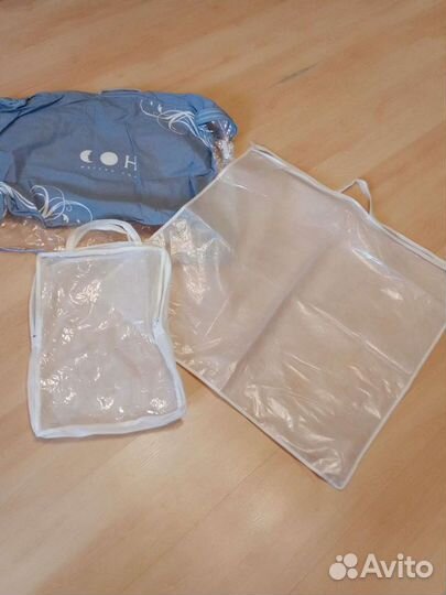 Прозрачные сумки из - под одеял, подушек