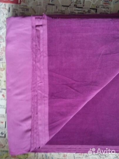 Отрез ткани бархат СССР