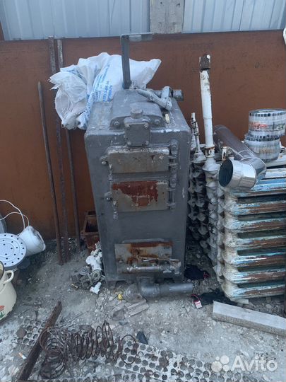 Твердотопливный котел б/у кчм-4