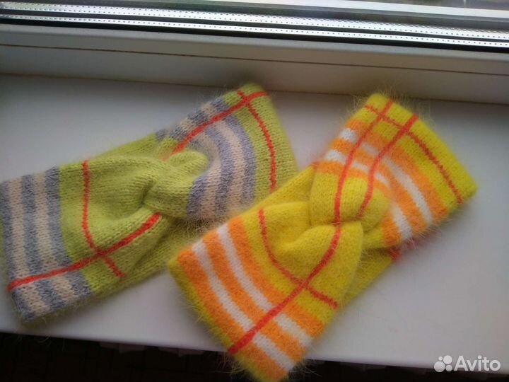 Повязки на голову из пуха норки