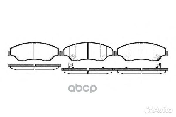 Колодки торм.дисковые 273902 Road house