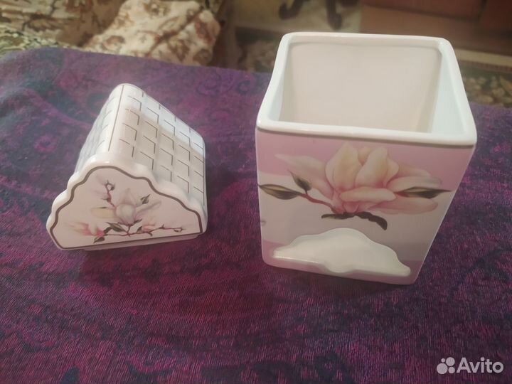 Блюдо и Чайный домик для чая в пакетиках