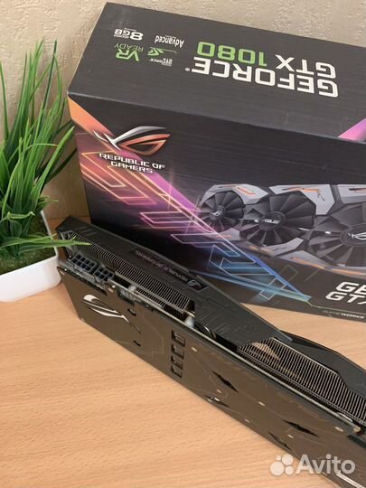 Видеокарта asus rog strix gtx 1080 8gb