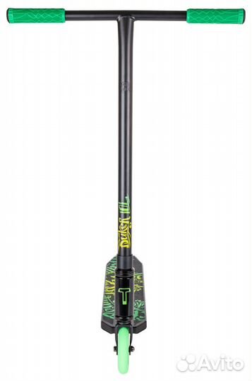 Самокат TechTeam Duker 101 чёрно-зелёный