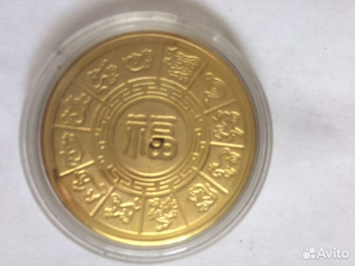 Сувенирная монета год крысы