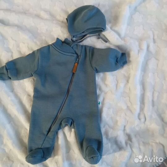 Комбинезон из футера 56 см