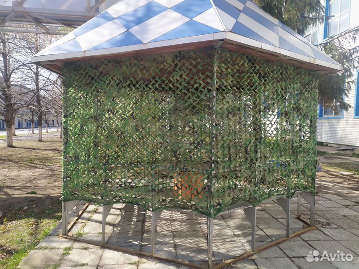 Маскировочные сети 2х6м/ Осень/ Зима/ Лето