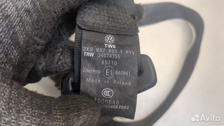 Ремень безопасности Volkswagen Caddy, 2010