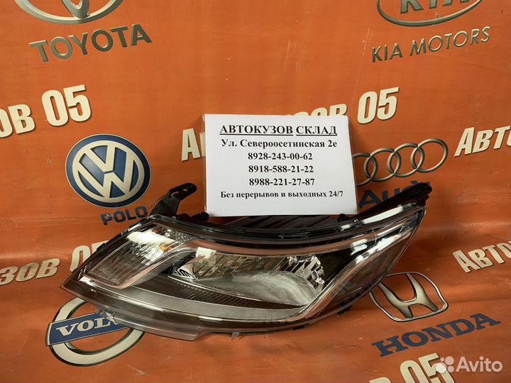 Фара левая Киа рио 3 дорестайлинг