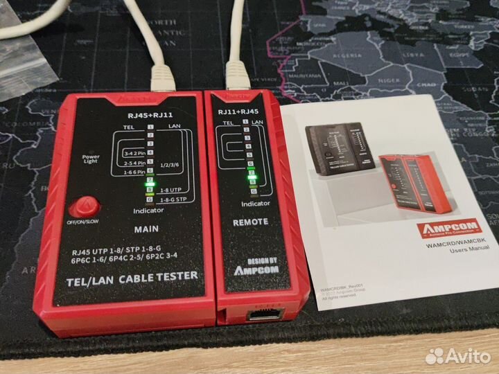 Тестер сетевого кабеля