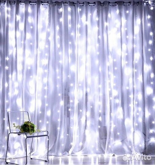 Гирлянда штора