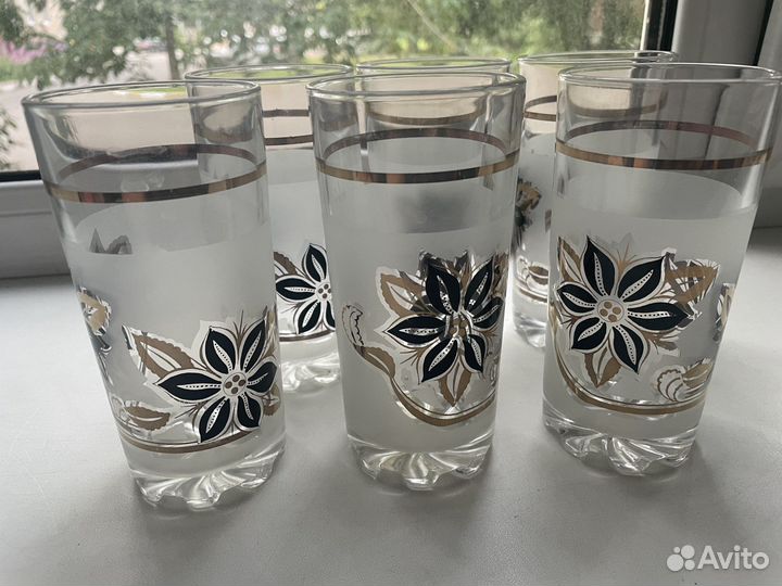 Стаканы комплект 6шт и 3 шт