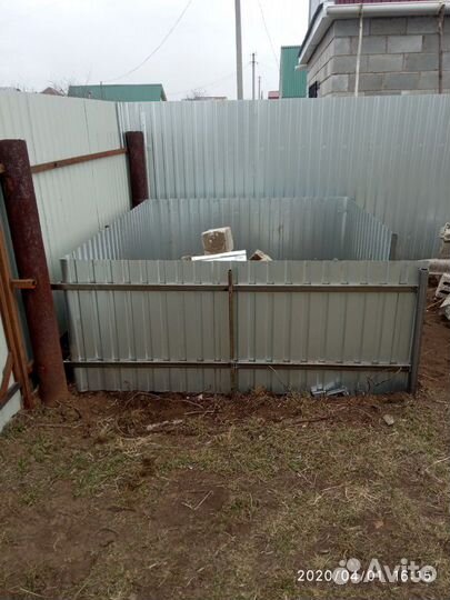 Забор из профнастила