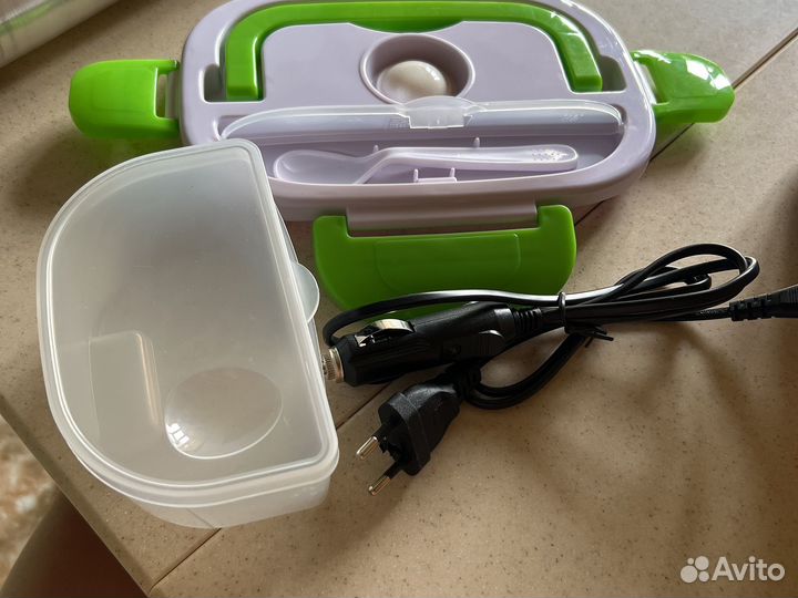Ланч бокс с подогревом 12V + 220V 40W