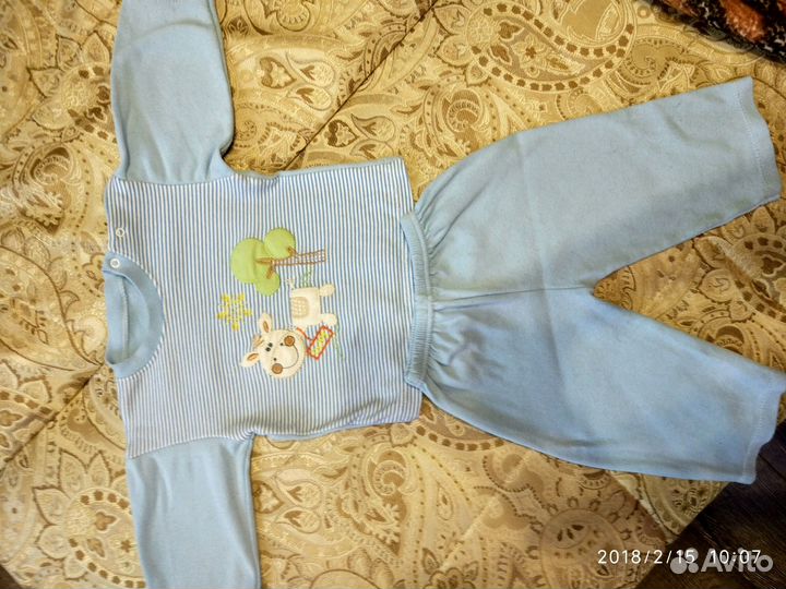 Пижамка на мальчика 80