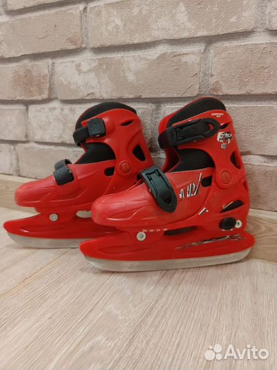 Коньки раздвижные детские р.30-33