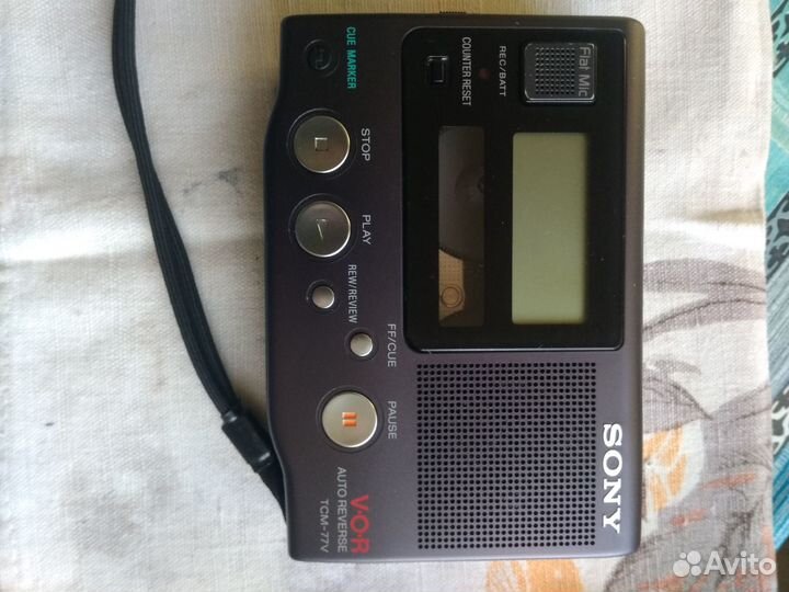 Кассетный диктофон плеер Sony TCM-77V