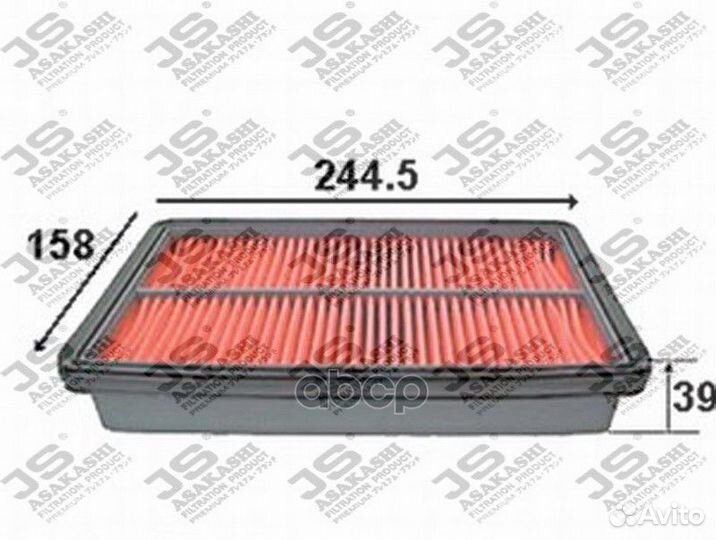 Фильтр воздушный A457J JS Asakashi
